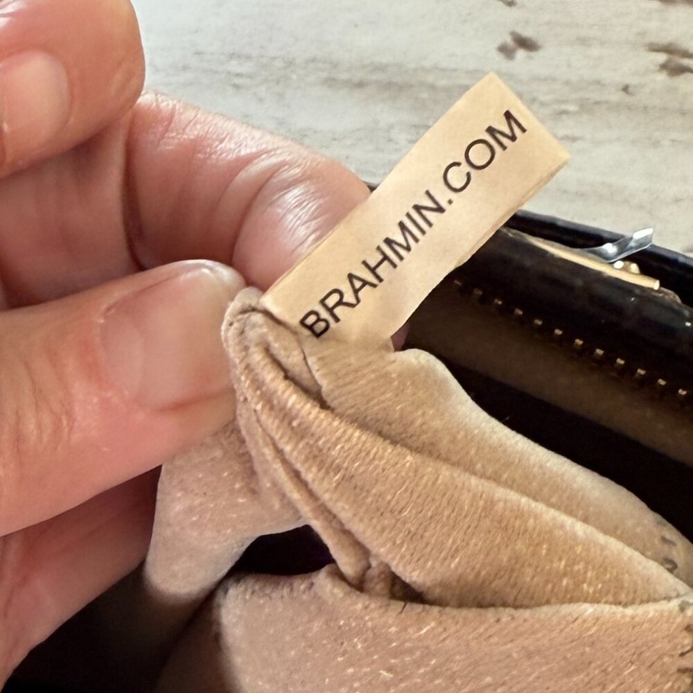 Brahmin Medium Asher Cocoa Melbourne Leather Tote - image 7